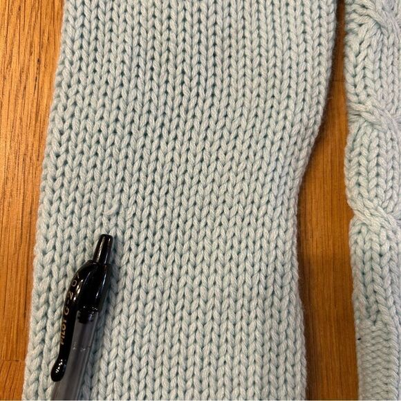 Rave Medium Light Blue Y2K Long Sleeve Sweater - Picture 5 of 9